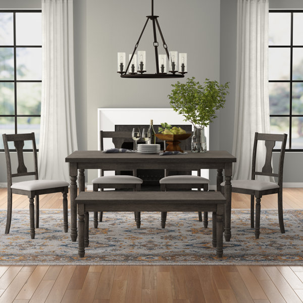 Three Posts Dunwoody 6 Piece Dining Set & Reviews Wayfair